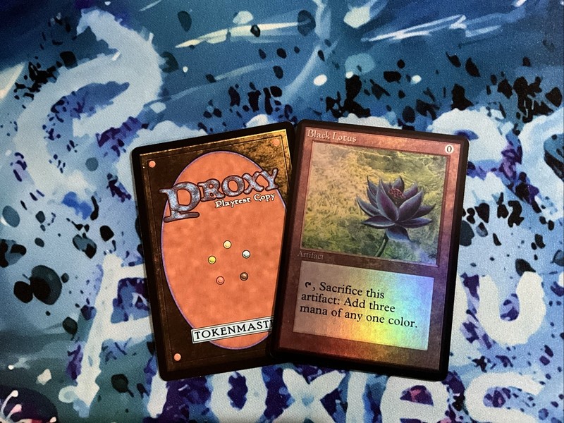Play Test Black Lotus Retro Foil
