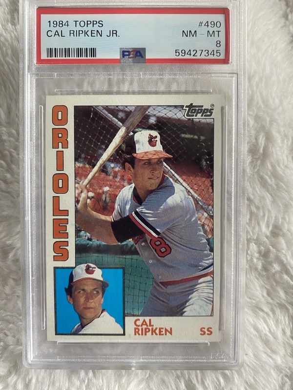 1984 topps 490 cal ripken jr