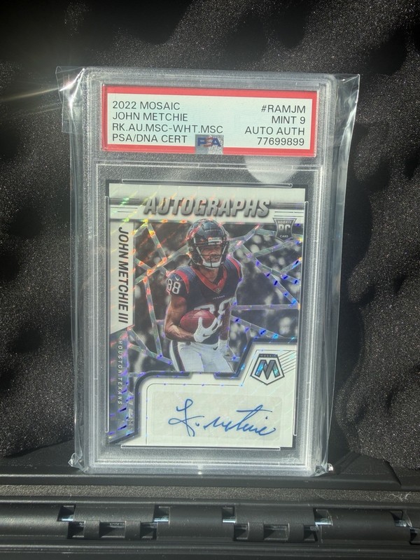 2022 Mosiac John Metchie III White /25 Auto Psa 9 🔥 