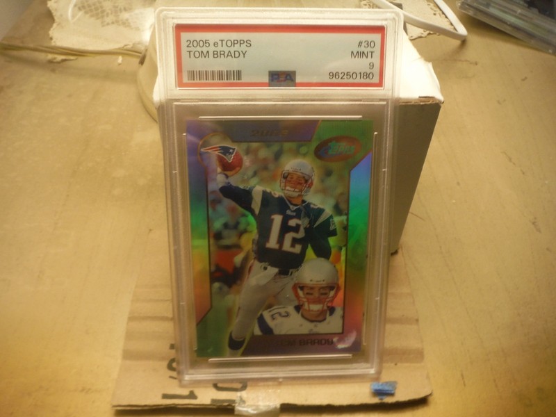 2005 Etopps Tom Brady PSA 9 Mint