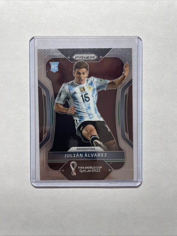 2022 Panini Prizm FIFA World Cup Qatar 2022 Julian Alvarez #4 (RC)