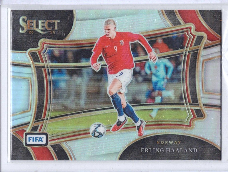 2023-24 Panini Select FIFA Erling Haaland SILVER Prizm Field Level #206