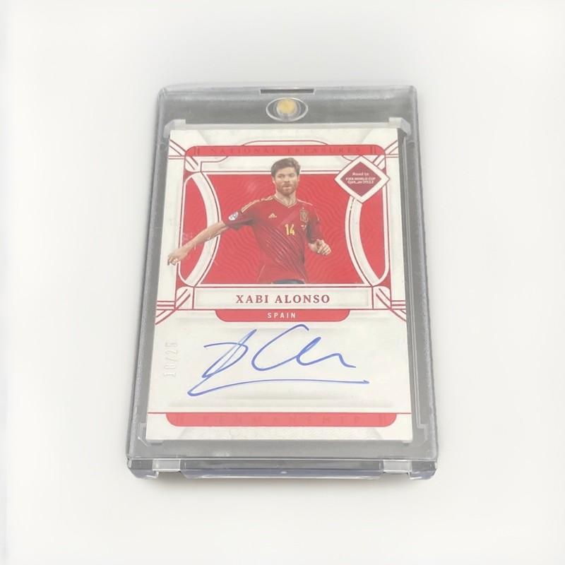💎2022 Panini Xabi Alonso Penmanship auto Spain  National Treasure /25 💎