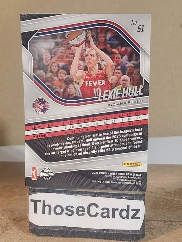 2025 Panini Prizm WNBA  #51 Lexi Hull view 2