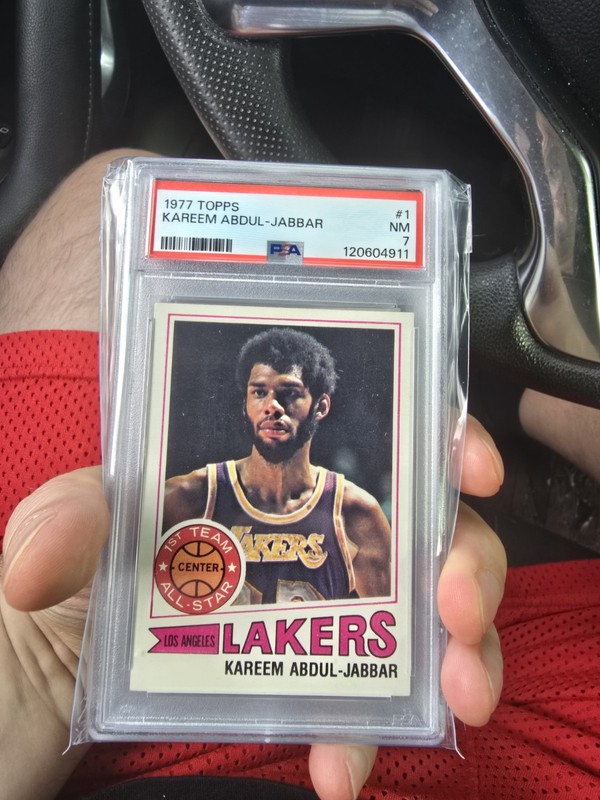 1977-78 Topps - Kareem Abdul-Jabbar #1 White Back