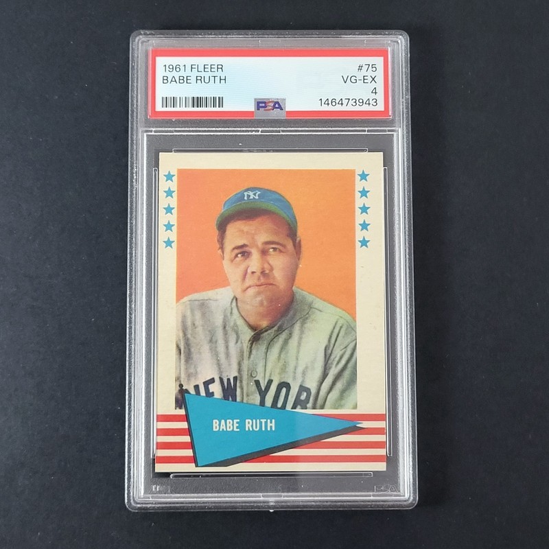 Fleer 1959 Babe Ruth #75 PSA Grade 4