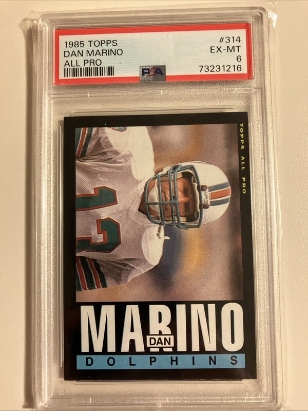 1985 Topps - Dan Marino #314 PSA 6