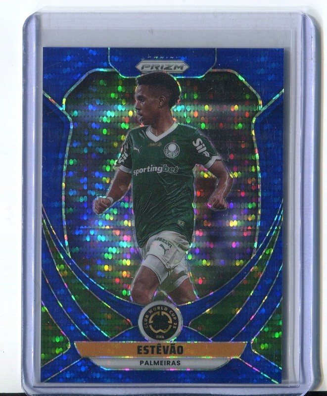 2025 Panini Prizm FIFA World Cup Estevao Blue Pulsar /275 #151