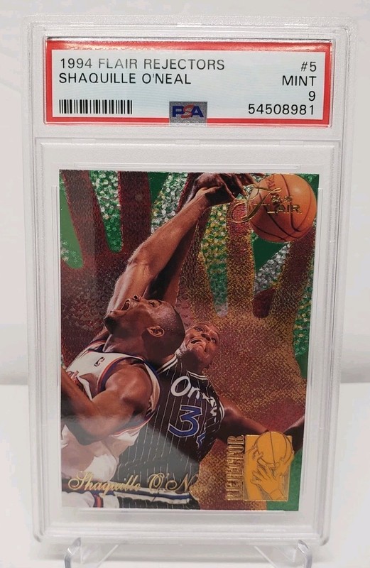 1994 Flair Rejectors #5 Shaquille O'Neal Orlando Magic HOF PSA 9