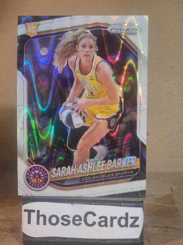 2025 Panini Prizm WNBA White Seismic Prizm #31 Sarah Ashlee Barker