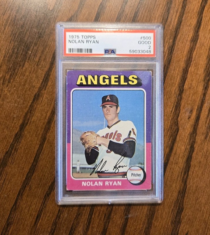 1975 Topps - #500 Nolan Ryan HOF PSA 3