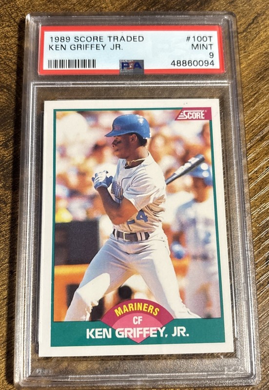 1989 Score Traded #100T Ken Griffey Jr. PSA 9 Mint Seattle Mariners