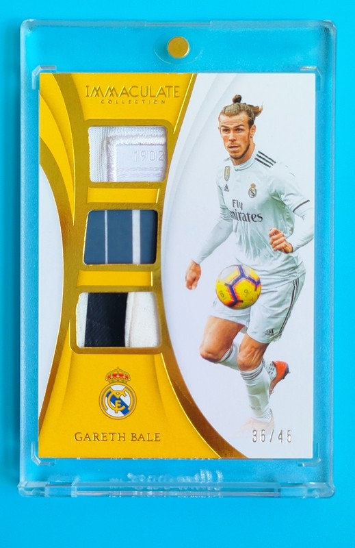 2018-19 Immaculate Real Madrid Gareth Bale Triple Match-worn Patch 36/45