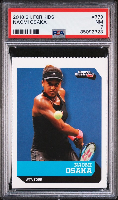 2018 S.I. For Kids #779 Naomi Osaka (RC) Rookie Card PSA 7