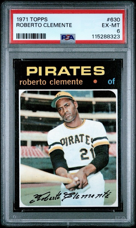 Roberto Clemente 1971 Topps #630 Psa 6