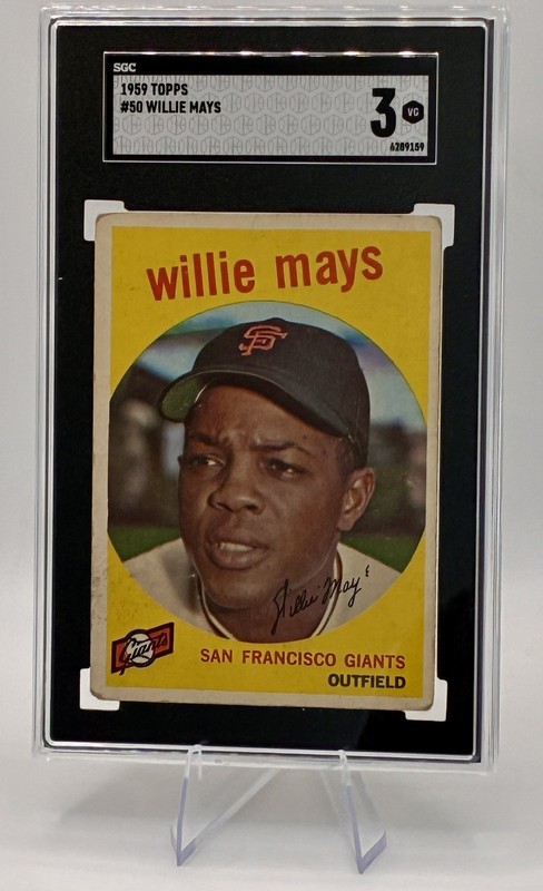 Willie Mays - 1959 Topps #50 - HOF -  SGC 3 - Giants