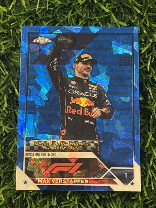 2023 Topps Chrome F1 Formula 1 Sapphire Edition Max Verstappen Red Bull #156