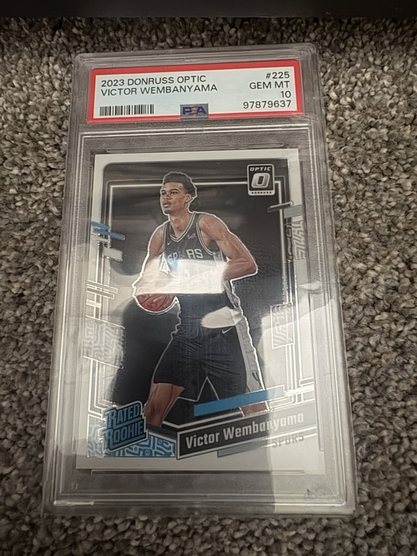 2023-24 Panini Donruss Optic Victor Wembanyama #225 (RC) 🔥 PSA 10