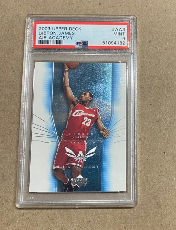 2003 Upper Deck MVP #201 Lebron James RC PSA $149.99