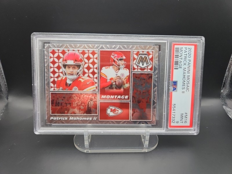 2020 Mosaic Patrick Mahomes II #M16 Montage PSA 9 Mint Chiefs