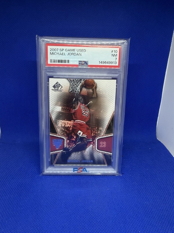 2007-08 SP Game Used - Michael Jordan #10 PSA 7