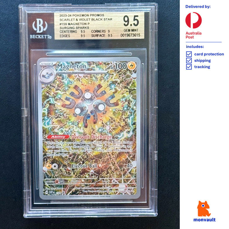 BGS 9.5 GEM MINT | Magneton 159 Promo | Scarlet & Violet | Pokemon TCG