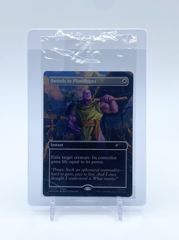 Magic the Gathering PSA Magazine Promo Swords to Plowshares Thanos