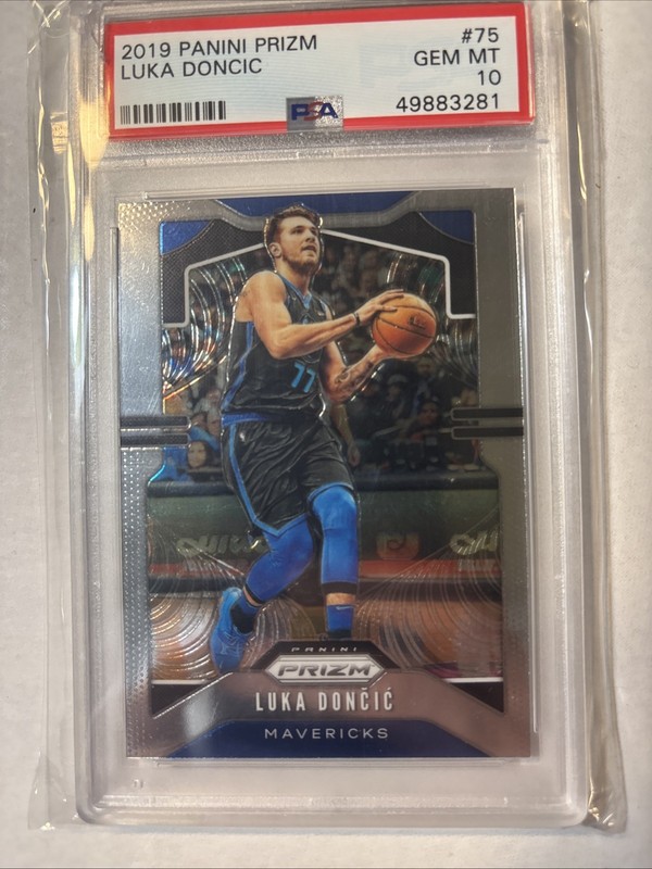 2019-20 Panini Prizm Luka Dončić #75 PSA 10 GEM MT
