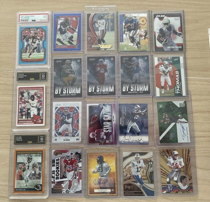 Massive  Football Card Collection - 2,000 Cards, Graded, Patch, Autos, Numbered