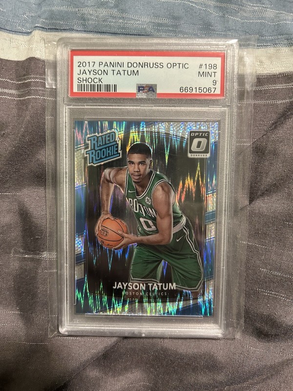 2017-18 Panini Donruss Optic - Rated Rookie Jayson Tatum #198 Shock (RC)