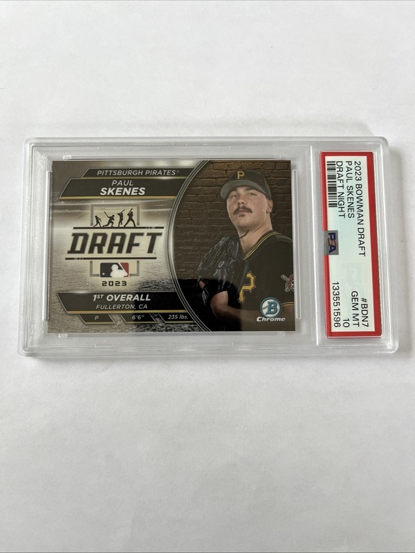 2023 Bowman Draft - Bowman Draft Night Paul Skenes #BDN-7 (RC) PSA 10
