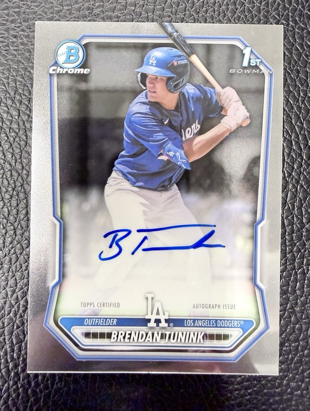 2026 Bowman Baseball Brendan Tunink 1st Bowman Chrome AUTO RC #CPA-BT