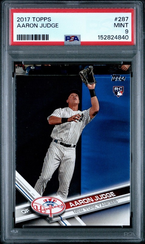 AARON JUDGE 2017 Topps Baseball ROOKIE PSA 9