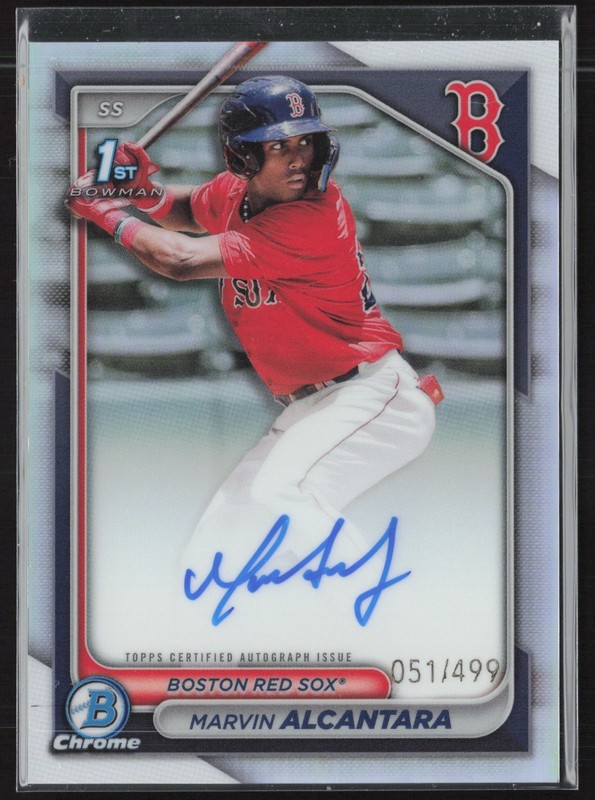 2024 Bowman - Chrome Prospect Autographs Johanfran Garcia #CPA-JG Refractor /499