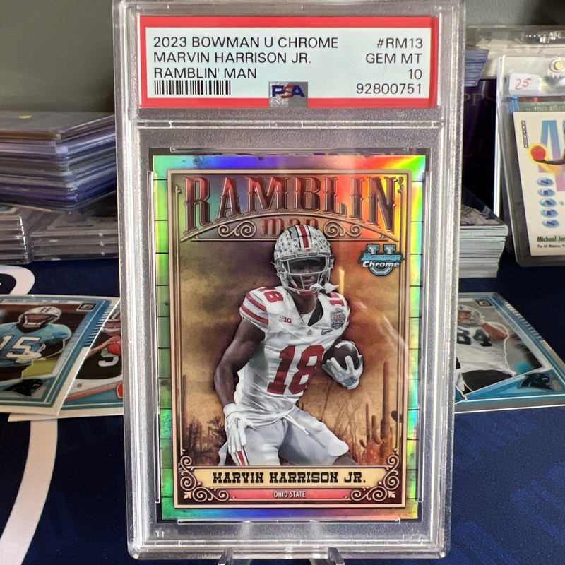 2023 Bowman University Chrome - Ramblin' Man Marvin Harrison Jr. #RM-13 (RC)