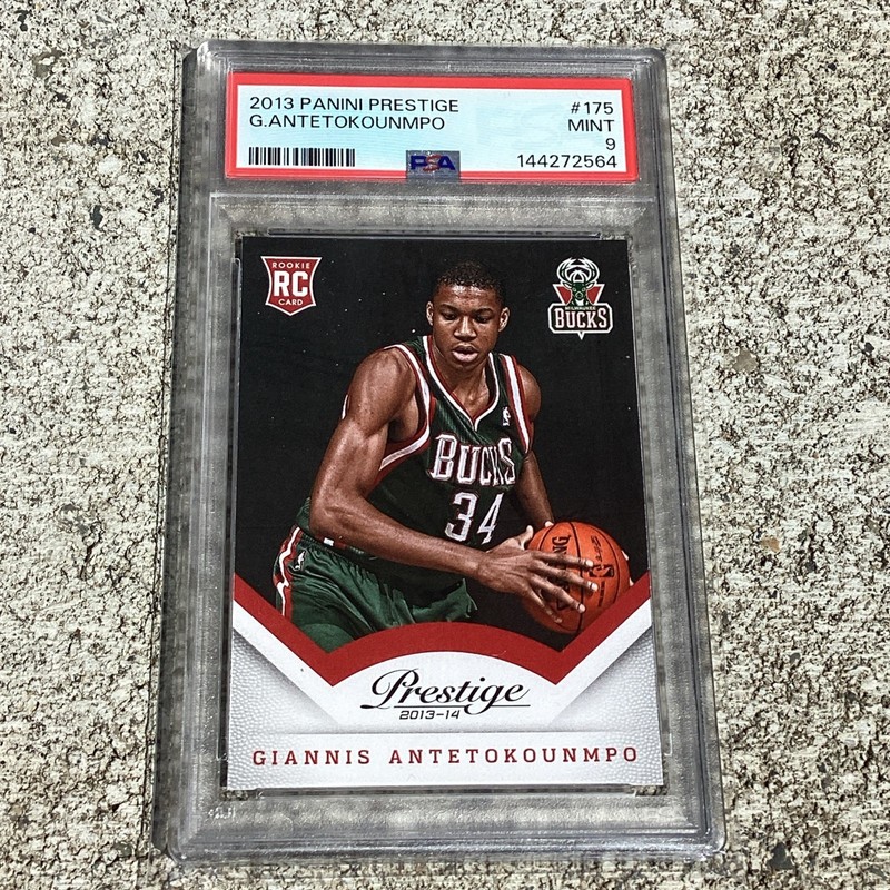 2013-14 Panini Prestige - Giannis Antetokounmpo #175 Rookie PSA 9 Mint Bucks