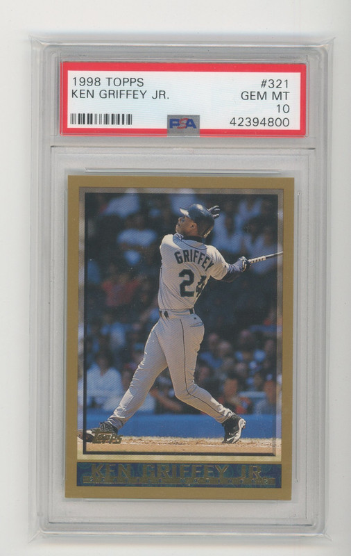 1998 Topps #321 Ken Griffey Jr PSA 10