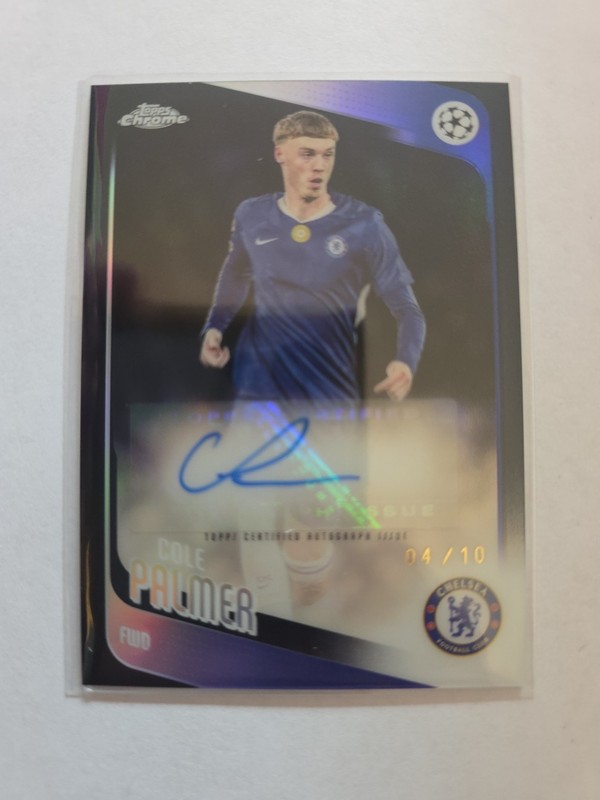 Cole Palmer Topps Champions League 25-26 CR-CP /10 Auto