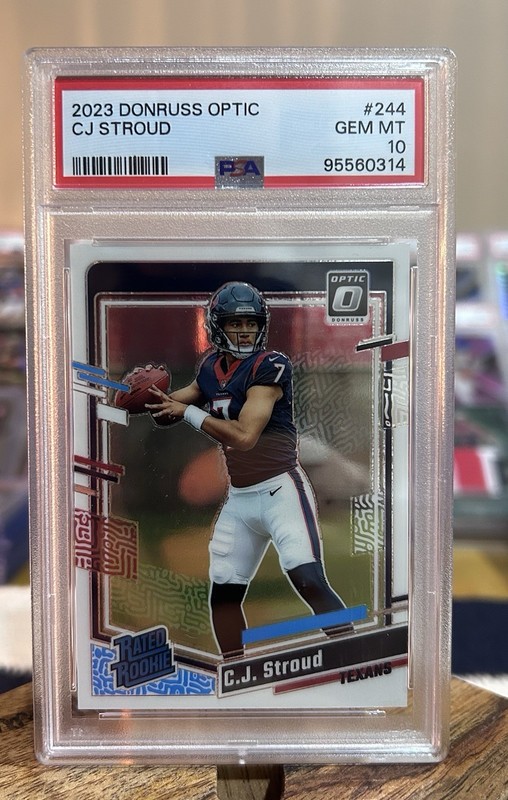 2023 Optic Donruss C.J. Stroud Rookie PSA 10 Gem Mint view 1