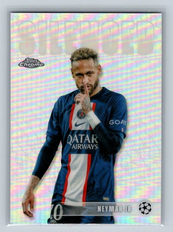 2025-26 Topps Chrome UEFA Neymar Jr #SHH-1 Silenced Paris Saint-Germain