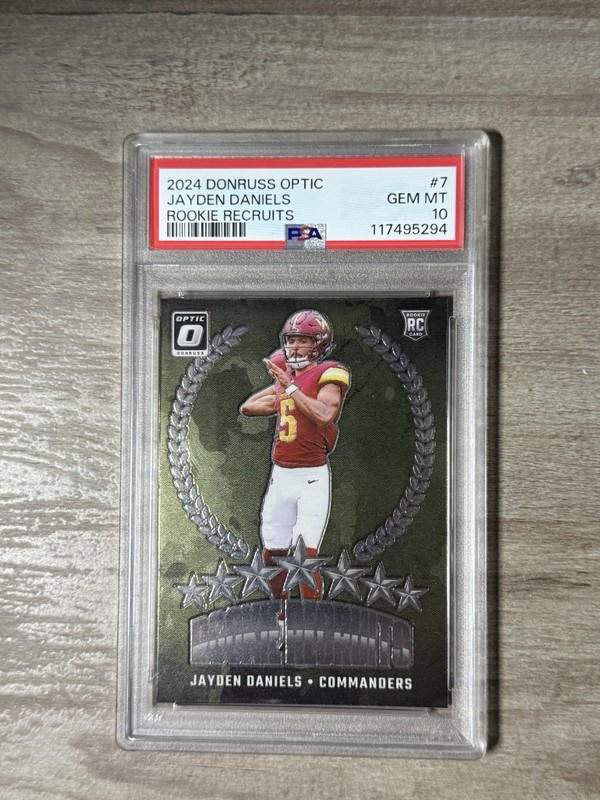 2024 Panini Donruss Optic - Rookie Recruits Jayden Daniels Psa 10