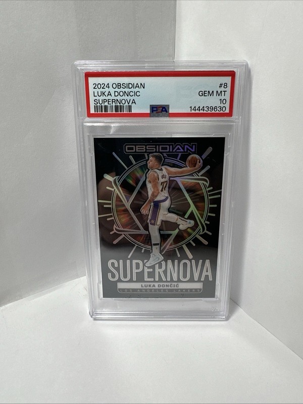2024-25 Panini Obsidian Supernova Luka Doncic #/125 #8 Lakers SP🔥🔥PSA 10🔥🔥