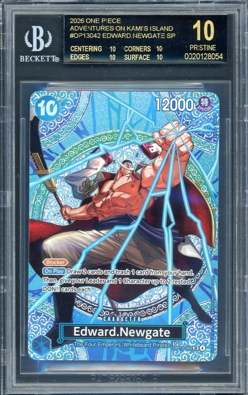 BGS 10 (BLACK LABEL) Edward Newgate (SP Alt Art) OP15 OP13-042 EN One Piece B2