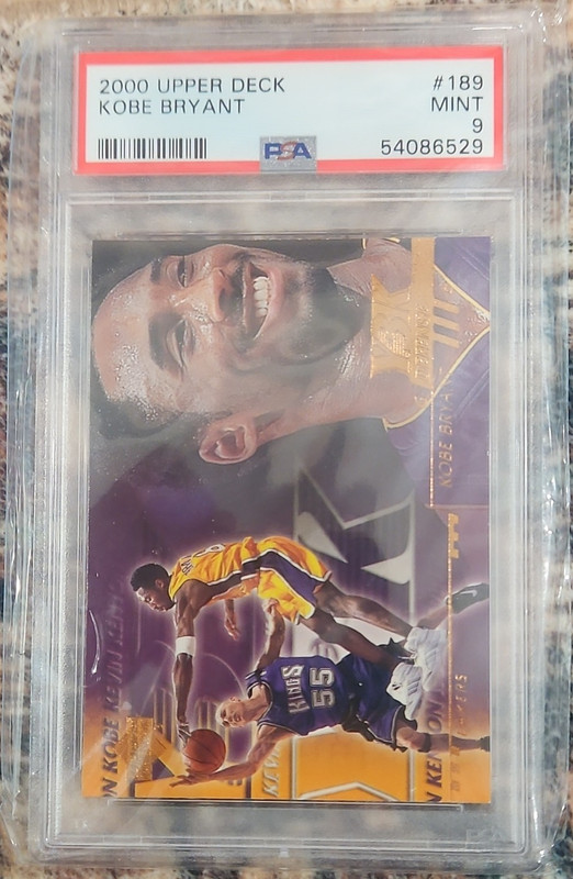 Upper Deck 2000-01 Y3K Kobe Bryant #189 Lakers NBA Basketball PSA 9