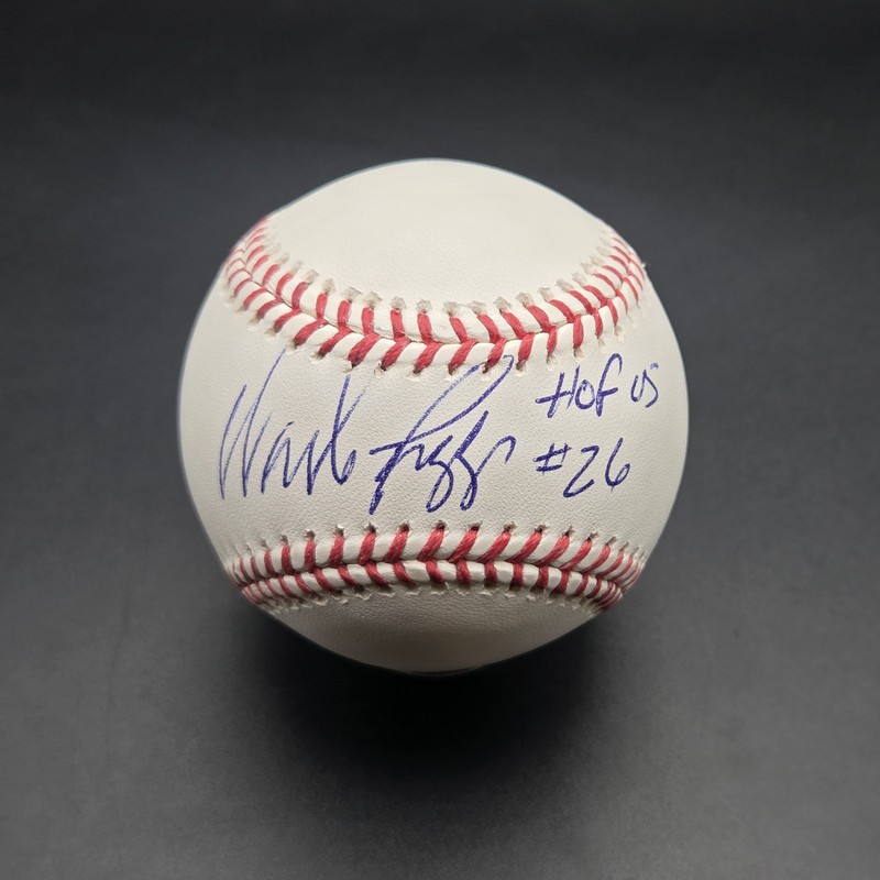 Wade Boggs HOF 05 #26 Signed Autographed Rawlings OML Baseball Red Sox PSA DNA