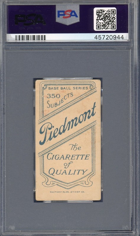 1909 T206 Piedmont 350 Tobacco Card PSA 3 Ollie Pickering Minneapolis Centered view 2