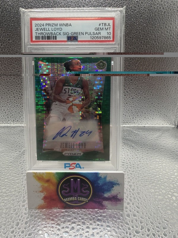2024 Panini Prizm WNBA Jewell Loyd /25 Auto PSA 10