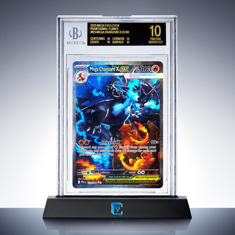 BGS 10 Black Label - Mega Charizard X 125 SIR Mega Evolution Phantasmal Flames
