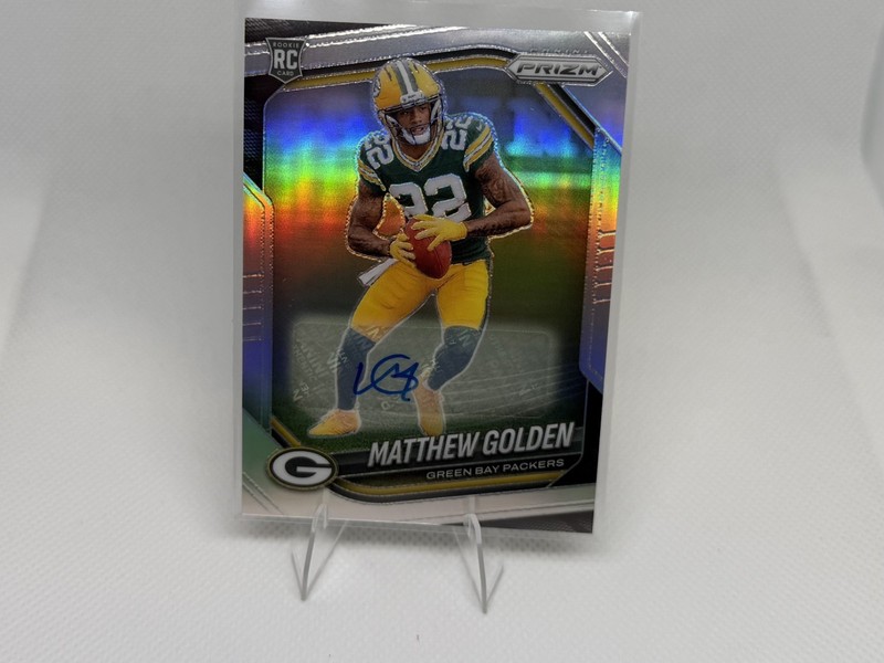 2025 Panini Prizm NFL Rookie Auto Matthew Golden Silver