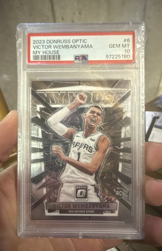 2023-24 Panini Donruss Optic - My House Victor Wembanyama #6 (RC) PSA 10